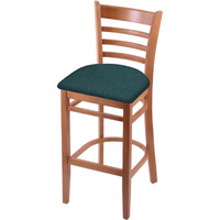 3140 25" Counter Stool with Medium Finish and Graph Tidal Seat