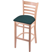 3140 30" Bar Stool with Natural Finish and Graph Tidal Seat
