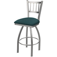 810 Contessa Stainless Steel 25" Swivel Counter Stool with Graph Tidal Seat
