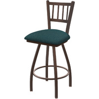 XL 810 Contessa 30" Swivel Bar Stool with Bronze Finish and Graph Tidal Seat