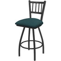 XL 810 Contessa 30" Swivel Bar Stool with Pewter Finish and Graph Tidal Seat