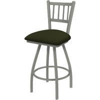 XL 810 Contessa 36" Swivel Extra Tall Bar Stool with Anodized Nickel Finish and Canter Pine Seat