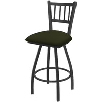 XL 810 Contessa 36" Swivel Extra Tall Bar Stool with Pewter Finish and Canter Pine Seat