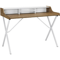 Bin Office Desk - Walnut