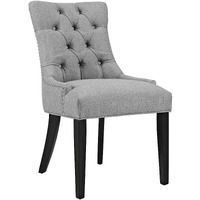 Regent Fabric Dining Chair - Light Gray