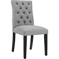 Duchess Fabric Dining Chair - Light Gray