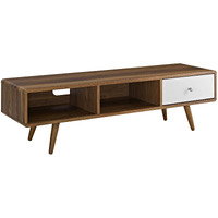 Transmit 55 TV Stand - Walnut White