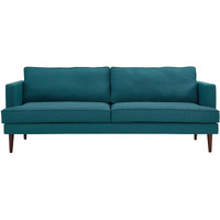 Agile Upholstered Fabric Sofa - Teal