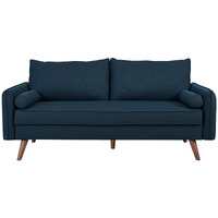 Revive Upholstered Fabric Sofa - Azure