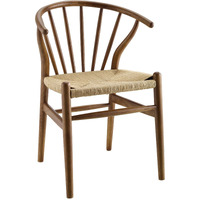 Flourish Spindle Wood Dining Side Chair - Walnut