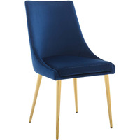 Isle Modway Accent Performance Velvet Dining Chair - Navy