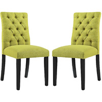 Duchess Dining Chair Fabric Set of 2 - Wheatgrass