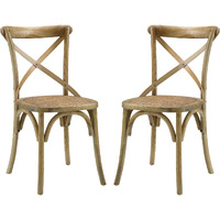 Gear Dining Side Chair Set of 2 - Natural