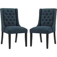 Baronet Dining Chair Fabric Set of 2 - Azure