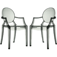 Casper Dining Armchairs Set of 2 - Smoke