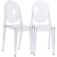 Casper Dining Chairs Set of 2 - Clear