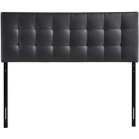 Lily King Upholstered Vinyl Headboard - Black