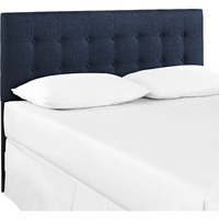 Emily Full Upholstered Fabric Headboard - Navy