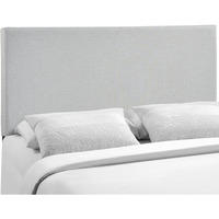 Region Queen Upholstered Fabric Headboard - Sky Gray