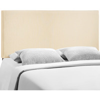 Region Queen Upholstered Fabric Headboard - Ivory