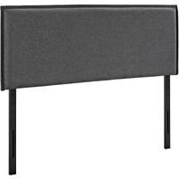 Camille Full Upholstered Fabric Headboard - Gray