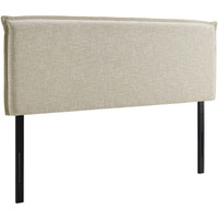 Camille Queen Upholstered Fabric Headboard - Beige