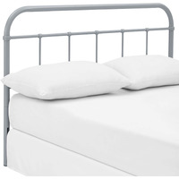 Serena King Steel Headboard - Gray