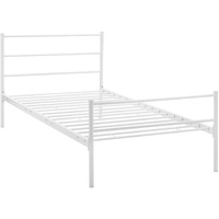 Alina Twin Platform Bed Frame - White