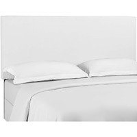 Taylor Full / Queen Upholstered Linen Fabric Headboard - White