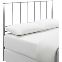 Kiana Full Metal Stainless Steel Headboard - Gray