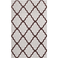 Marja Moroccan Trellis 5x8 Area Rug - Brown and Gray