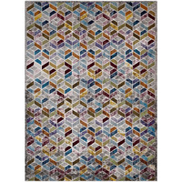 Laleh Geometric Mosaic 4x6 Area Rug - Multicolored