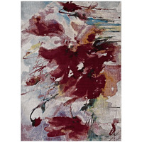 Blume Abstract Floral 4x6 Area Rug - Multicolored
