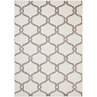 Beltara Chain Link Transitional Trellis 8x10 Area Rug - Beige and Ivory
