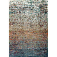 Tribute Jacinda Rustic Distressed Vintage Lattice 5x8 Area Rug - Multicolored