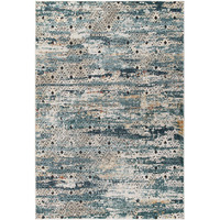 Tribute Eisley Rustic Distressed Transitional Diamond Lattice 5x8 Area Rug - Multicolored