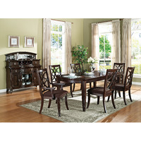 Keenan - Dining Table Dark Walnut
