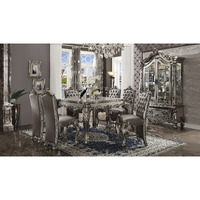 Versailles - Counter Height Table Antique Platinum