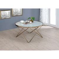 Valora - Coffee Table Champagne & Frosted Glass