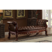 Dresden - Bench PU & Cherry Oak