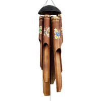 Lg Rainbow Butterfly Simple Wind Chime