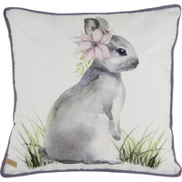 Forget Me Not Decorative Pillow Bunny