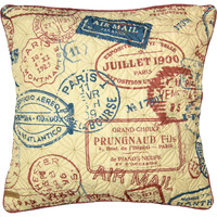 Cinnamon Spice Stamp Decorative Pillow
