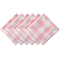 DII Pink Buffalo Check Napkin (Set of 6)