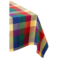 DII Indian Summer Check Tablecloth