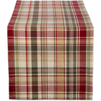 DII Give Thanks Plaid Table Runner