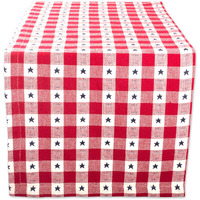 DII Star Check Table Runner
