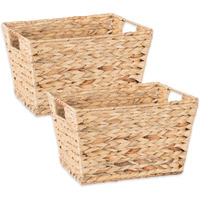 DII Medium Water Hyacinth Basket (Set of 2)