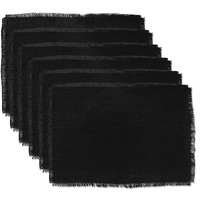 DII Black Jute Placemat (Set of 6)
