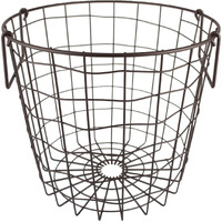 DII Metal Basket Bronze Round Small